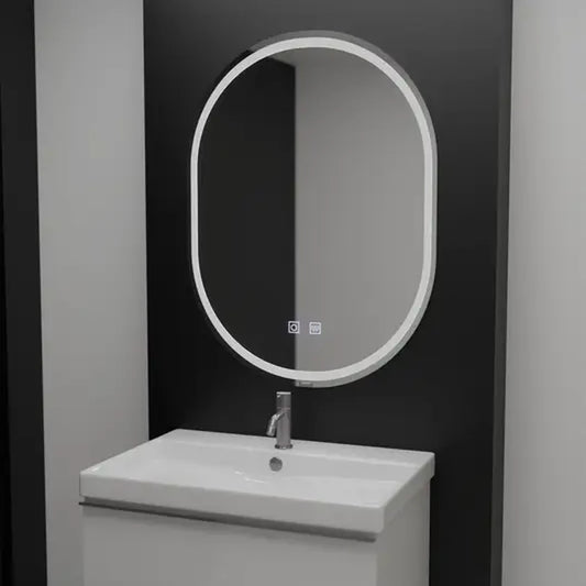 LUD LED Oval 50x100cm Velara Touch System Darkable Dismanting