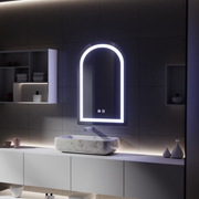 Lustro dotykowe LED z funkcją odmgławiania, 80x50cm