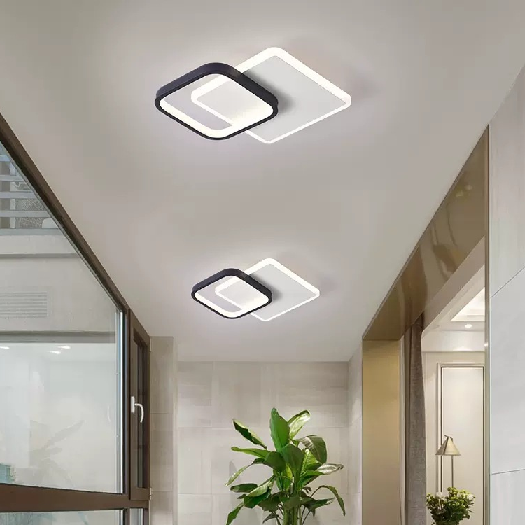 Żyrandol LED MARCELO 30W, Światło zimne/ciepłe/neutralne, czarno-białe