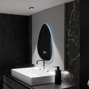 Lustro organiczne LED 80x60cm, Fluido Touch, system przeciwmgielny, ściemnialne