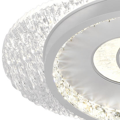 LED LED Nyxora Circulo, 36 W, 2 kółka, zimno/gorące/neutralne światło, czarne
