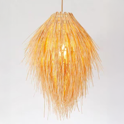 Vintage Harper żyrandol, 1xe27, rustykalna stodoła, sznurka i metal, 150 cm, czarny