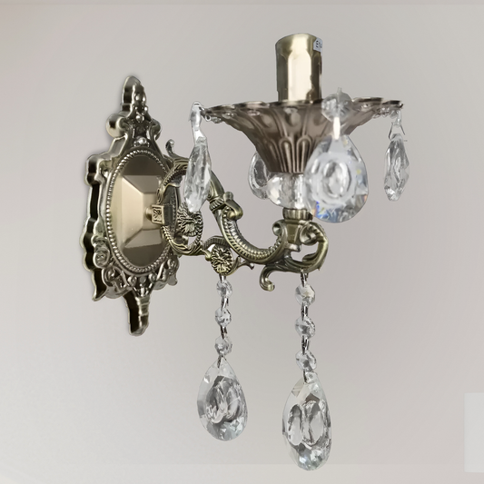 Lampa ścienna SANSSOUCI, 1x E14, antyczny brąz