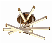 Żyrandol LED z pilotem LT182/5WH, 69W, 5 elementów, światło zimne/ciepłe/neutralne, możliwość przyciemniania, biały