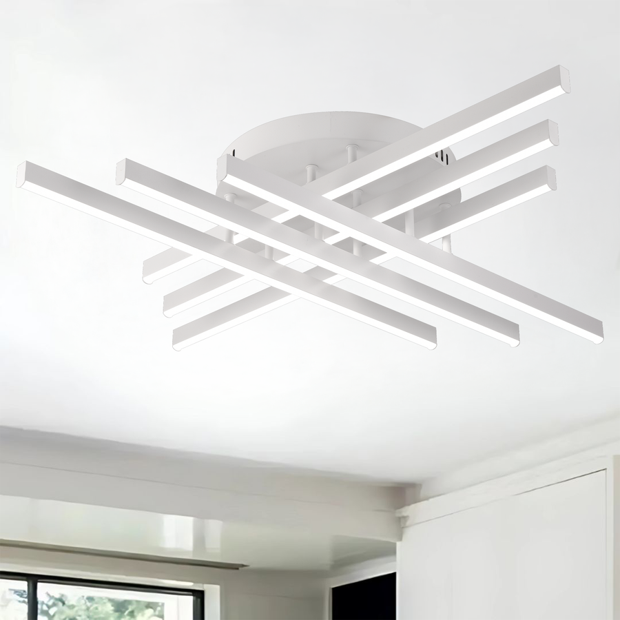 Żyrandol LED GIO, 82W, światło zimne/ciepłe/neutralne, biały