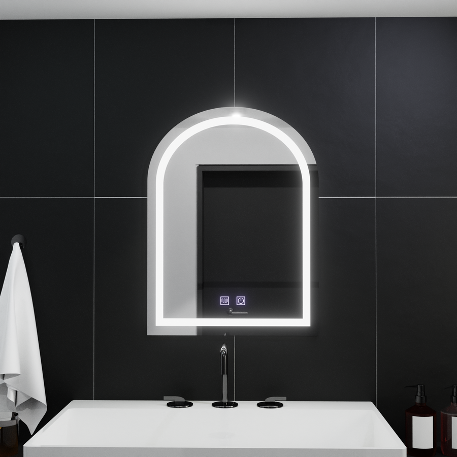 Lustro Arcata LED 60x80cm - System przeciwmgielny Arco Touch ze ściemniaczem 