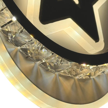 Hadley LED Kinkiet 24W Czarny Biały 