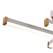 Żyrandol LED z pilotem LT178/4WH, 54W, 4 elementy, światło zimne/ciepłe/neutralne, możliwość przyciemniania, biały