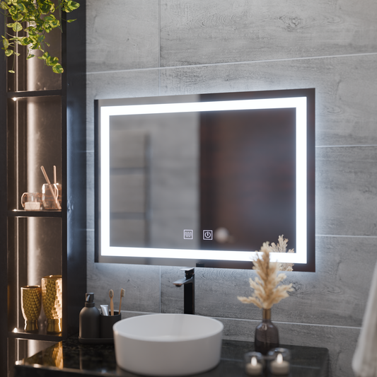 Lustro prostokątne LED 60x80cm Edge LUMINOUS Touch Defog System