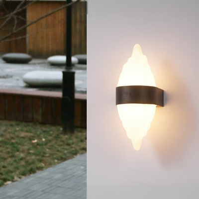 Zewnętrzny kinkiet LED ICEBERG 10W Metal IP65 Czarny