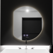 Lustro półksiężycowe LED 54x60, Arcana Touch, system przeciwmgielny, ściemnialne 