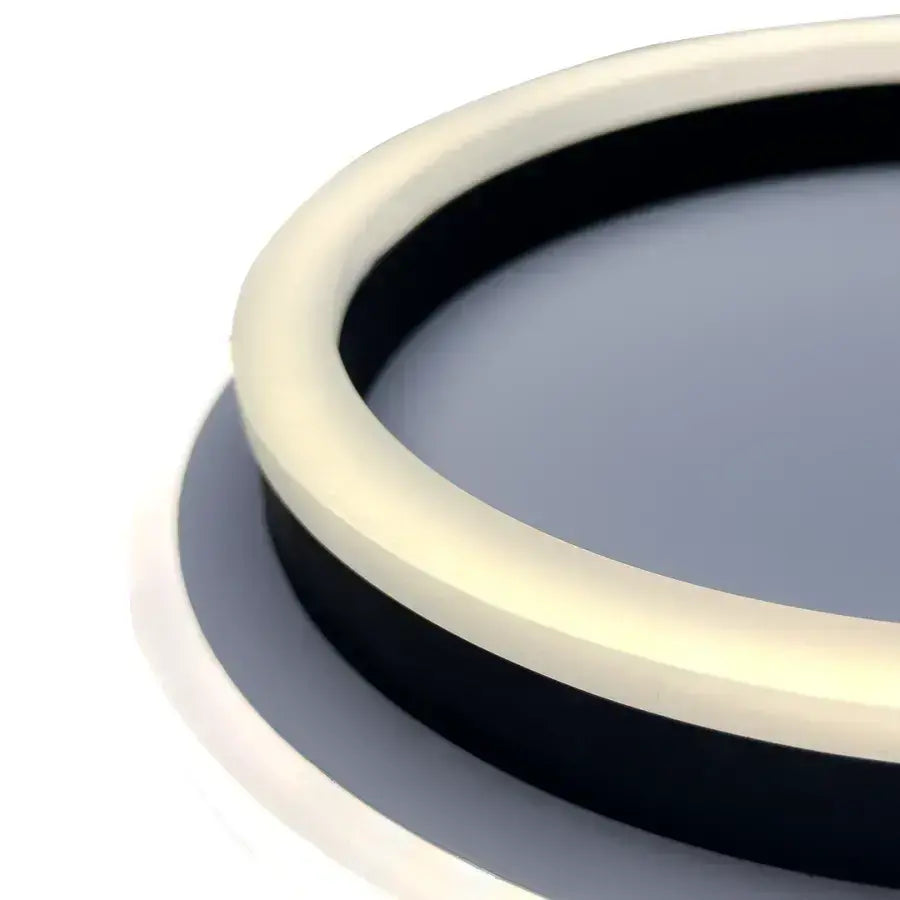 Żyrandol LED SOLENA ROTONDA 13W, średnica 25 cm, światło zimne/ciepłe/neutralne, czarno-biały