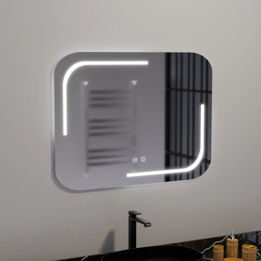 Lustro LED prostokątne 80x60cm Touch Retrica Defog System