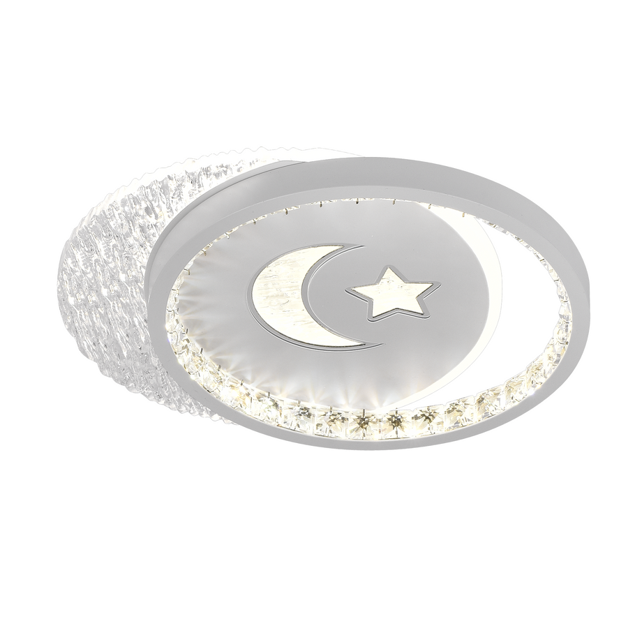 LED LED Nyxora Circulo, 36 W, 2 kółka, zimno/gorące/neutralne światło, czarne
