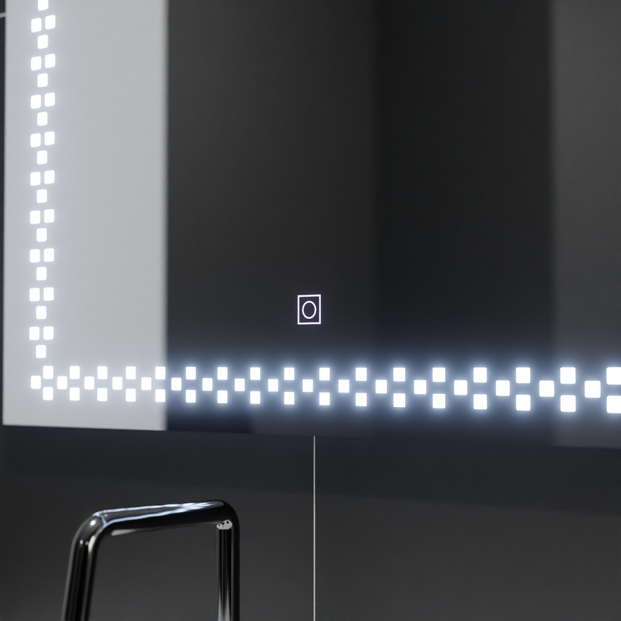 LUD LED prostokątny 80x60cm Stella Basic Touch
