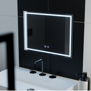 Lustro prostokątne LED 70x50cm Touch Umbria Defog System 