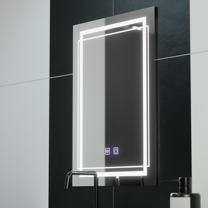 Lustro prostokątne LED 50x70cm Touch Koven Defog System