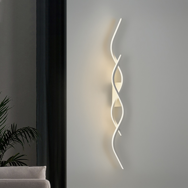 Elliana LED Kinkiet 18W Czarny Biały 