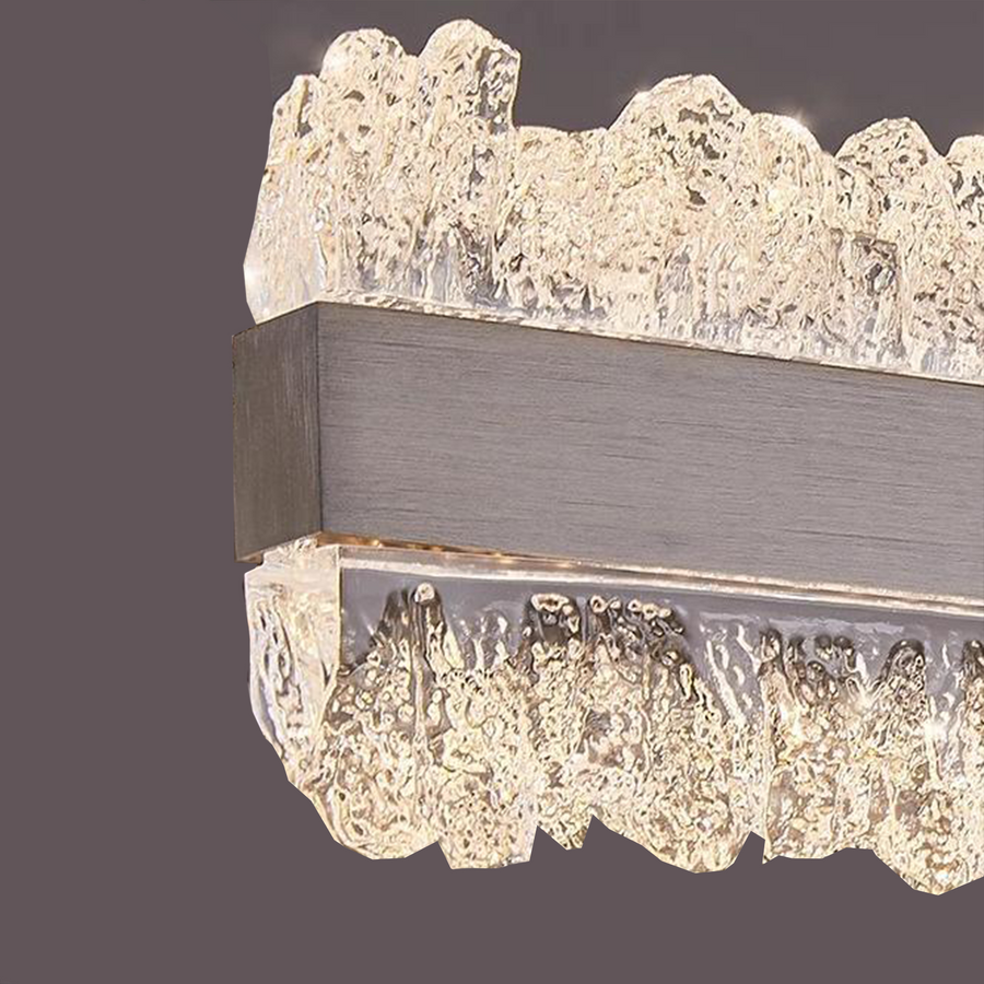 Zawieszany żyrandol LED z pilotem NIVALIS 56W, długość 120cm, światło zimne/ciepłe/neutralne, możliwość przyciemniania, regulacja wysokości, złoty