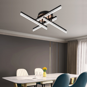 Żyrandol LED z pilotem LT179/4BK, 35W, 4 elementy, światło zimne/ciepłe/neutralne, możliwość przyciemniania, czarny