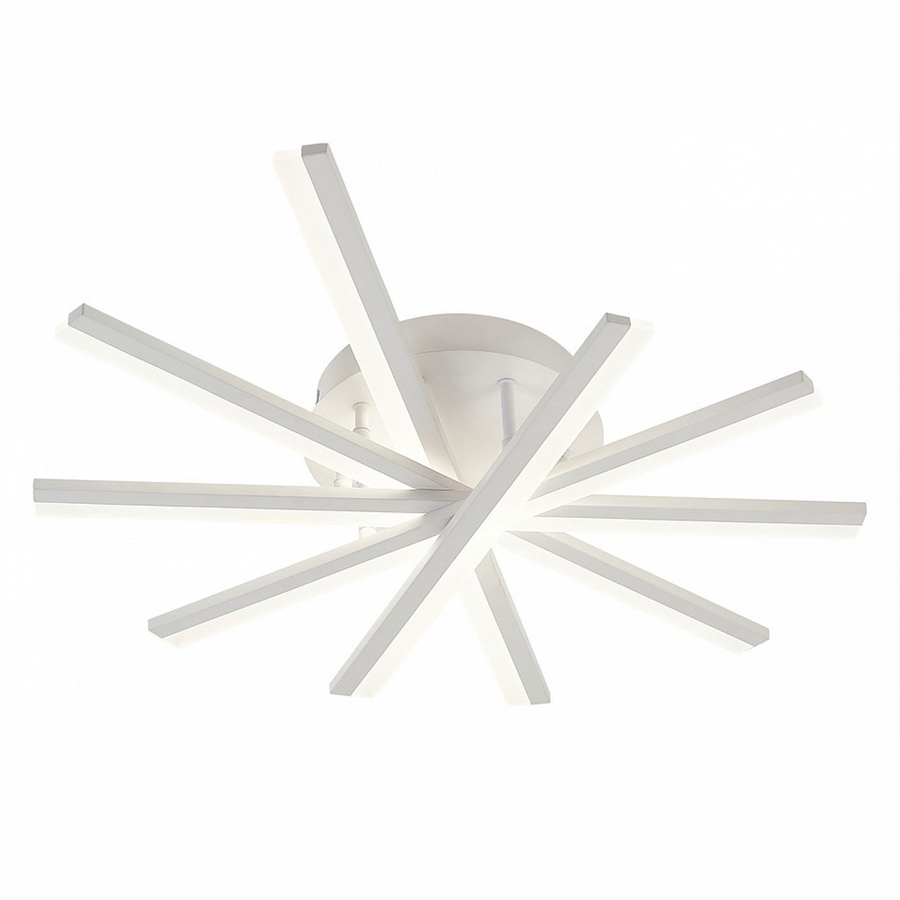 Żyrandol LED z pilotem ZOE, 67W, światło zimne/ciepłe/neutralne, możliwość przyciemniania, biały