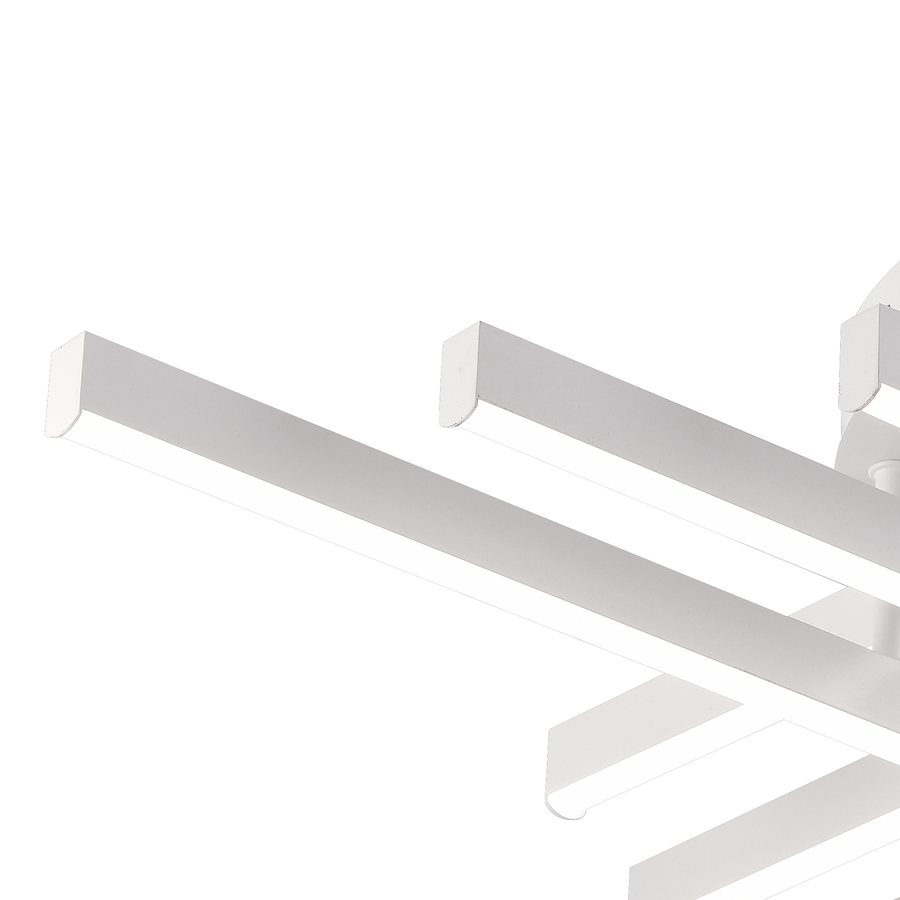 Żyrandol LED GIO, 82W, światło zimne/ciepłe/neutralne, biały