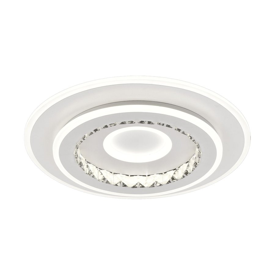 LED LED LED 70W, średnica 40 cm, zimno/gorące/neutralne światło, białe