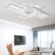 Żyrandol LED z pilotem LANDYN 71W, światło zimne/ciepłe/neutralne, ściemnialny, biały