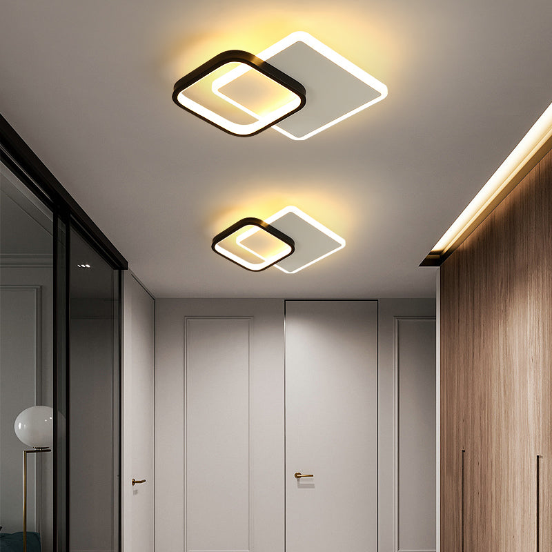 Żyrandol LED MARCELO 30W, Światło zimne/ciepłe/neutralne, czarno-białe