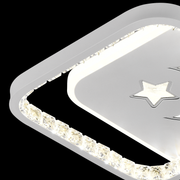 LED Peru 36W, 2 kwadraty, zimno/gorące/neutralne światło, czarne