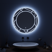 Lustro dotykowe LED Astrix 70x70 cm 