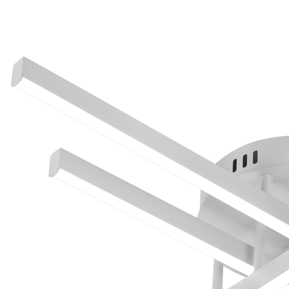 Żyrandol LED GIO ze zdalnym sterowaniem, 54W, 4 elementy, światło zimne/zimne/neutralne, możliwość przyciemniania, biały