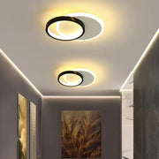 Kinkiet LED SMALON 27W, 2 koła, światło zimne/ciepłe/neutralne, czarno-biały