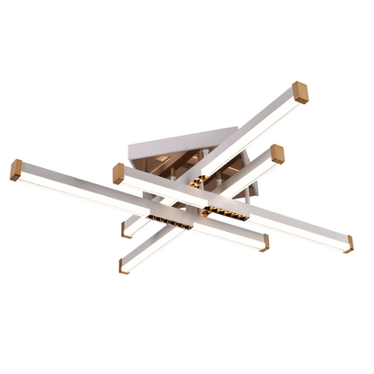 Żyrandol LED z pilotem LT178/4WH, 54W, 4 elementy, światło zimne/ciepłe/neutralne, możliwość przyciemniania, biały