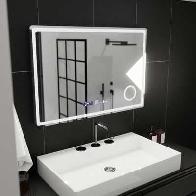 LUDA LED prostokątna 90x60cm Bellezza Riflesso Puro Motionglow Marcello DismanT -Clock System rozprzestrzeniania zegara