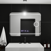 Prostokątne lustro LED, 80x60 cm, Motionglow Marcello Stile