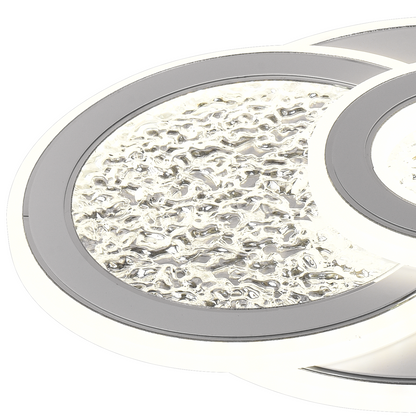 LED Kompacic 34W, 3 kółka, zimno/gorące/neutralne światło, białe
