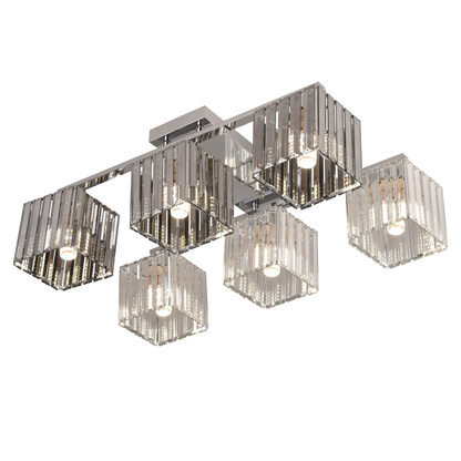 Żyrandol Gruziński 1x E27 Czarny