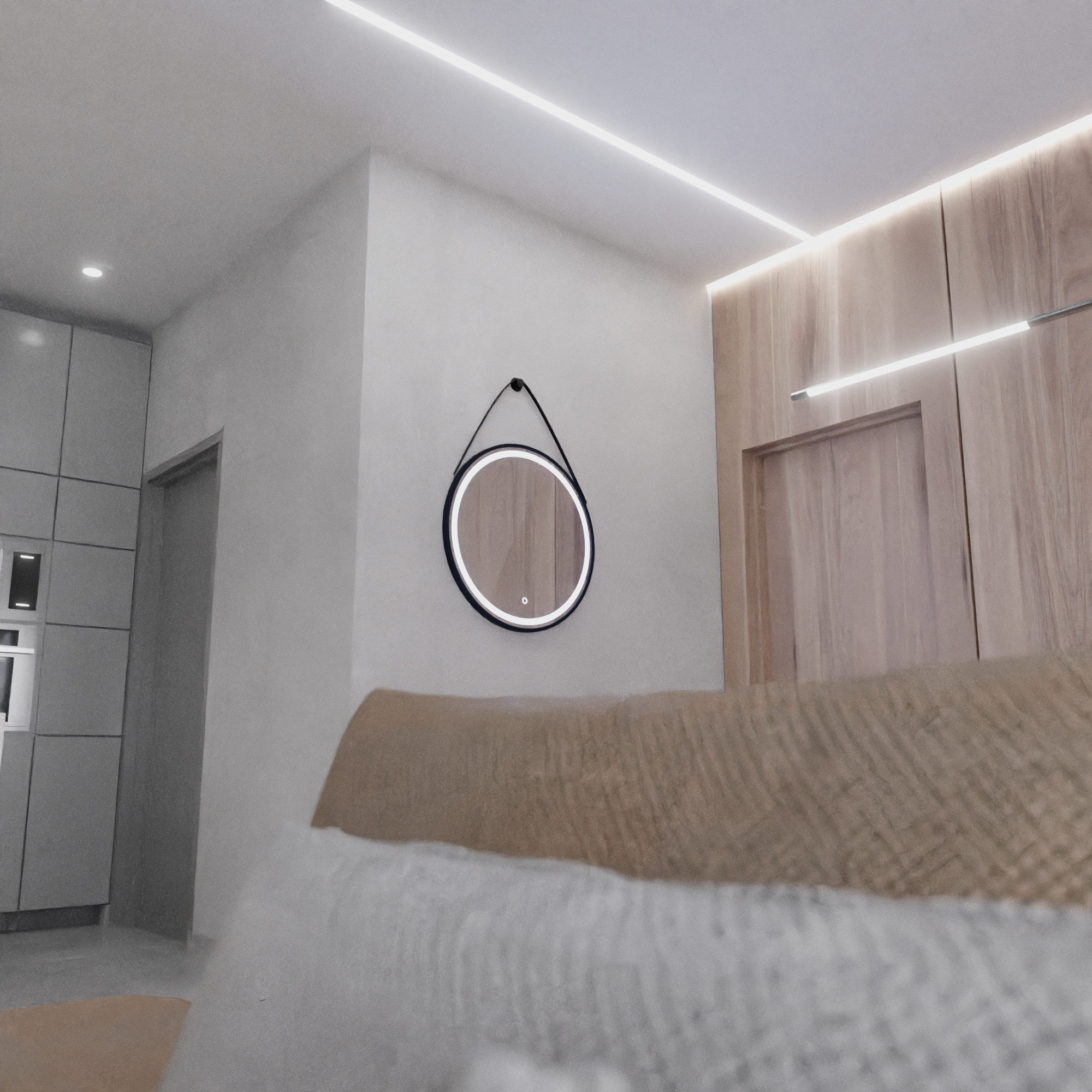 LUD LED Runda 60 cm podstawowy dotyk