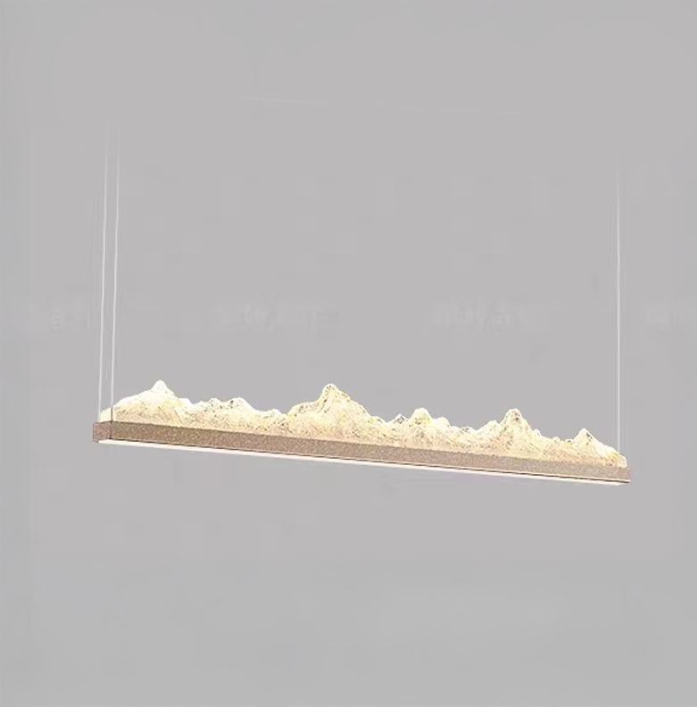 Zawieszany żyrandol LED z pilotem MATHIAS 27W, światło zimne/ciepłe/neutralne, możliwość przyciemniania, regulowana wysokość, złoty