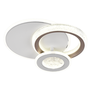 LED LED Nyxora 45W, 3 kółka, zimno/gorące/neutralne światło, czarne