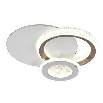 LED LED Nyxora 45W, 3 kółka, zimno/gorące/neutralne światło, czarne