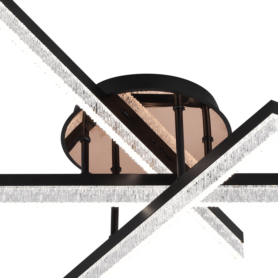 Żyrandol LED GIO z pilotem, 43 W, 4 elementy, światło zimne/ciepłe/neutralne, ściemnialny, biały