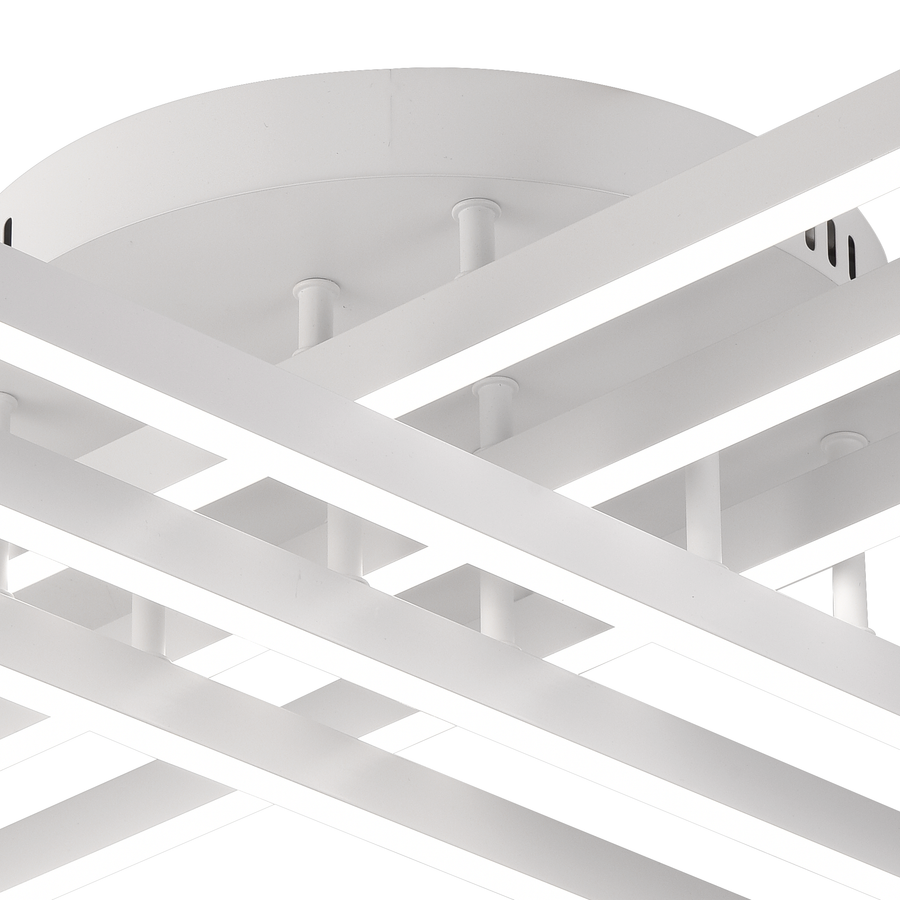 Żyrandol LED GIO, 82W, światło zimne/ciepłe/neutralne, biały