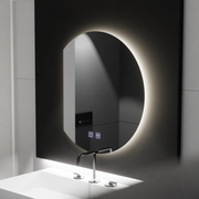 Lustro półksiężycowe LED 54x60, Arcana Touch, system przeciwmgielny, ściemnialne 