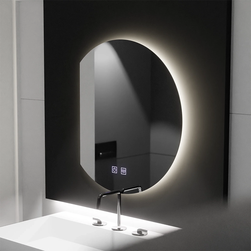 Lustro LED Semiluna 54x60, Arcana Touch, System Demister, Możliwość ściemniania