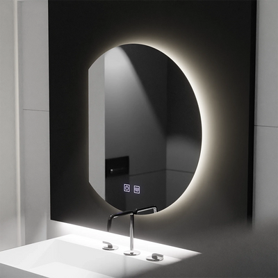 Lustro półksiężycowe LED 54x60, Arcana Touch, system przeciwmgielny, ściemnialne 