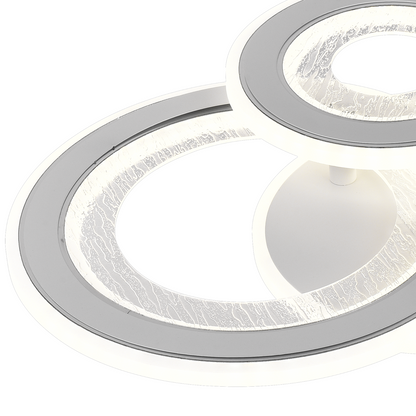 LED Square 36 W, 3 kółka, zimno/gorące/neutralne światło, białe