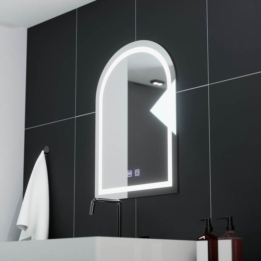Lustro Arcata LED 60x80cm - System przeciwmgielny Arco Touch ze ściemniaczem 