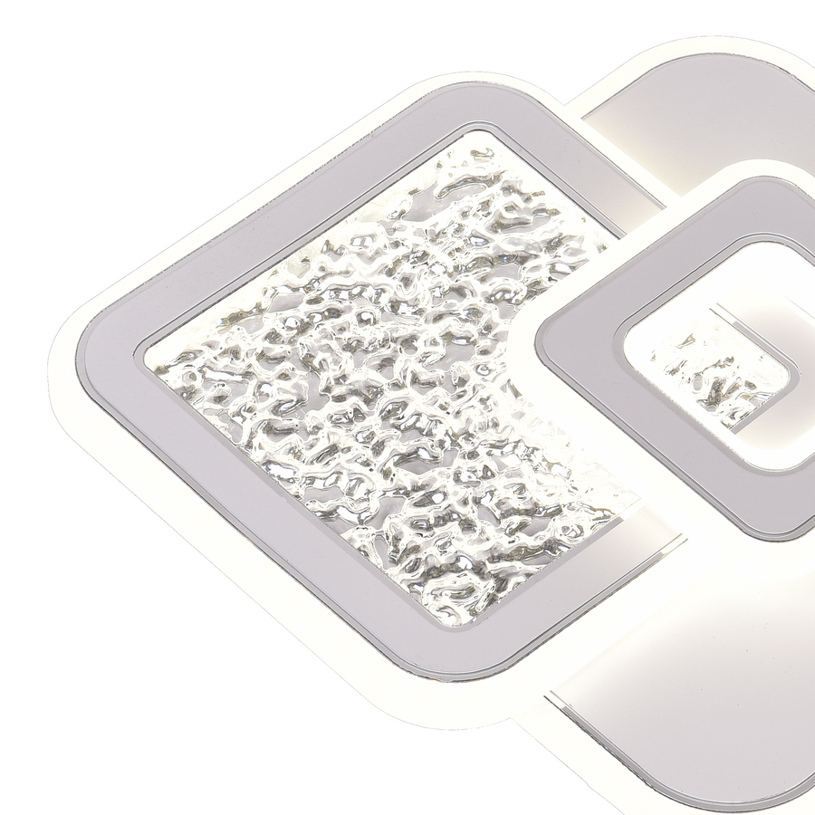 LED Kompacic 36 W, 3 kwadraty, zimno/gorące/neutralne światło, białe